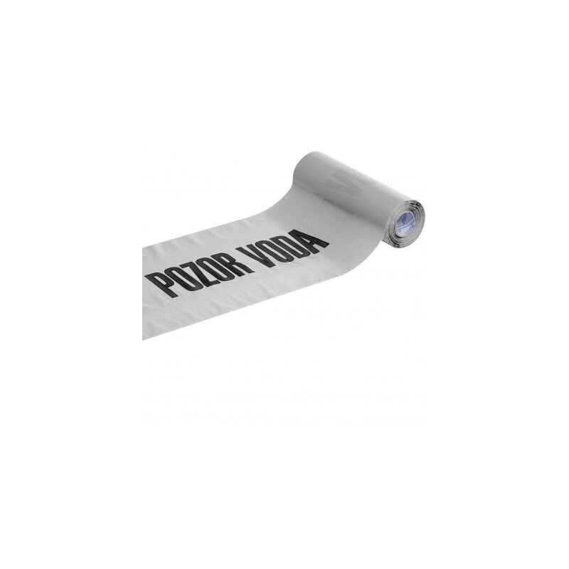 výstražná folie ANTICOR 614  POZOR VODA 300mmx100m bílá