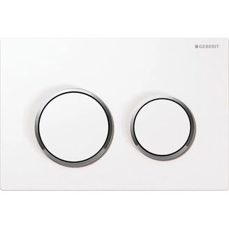 Geberit Omega 20 ovládací tlačítko 115.085.KJ.1 bílá/chrom