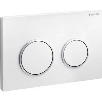 Geberit Omega 20 ovládací tlačítko 115.085.KJ.1 bílá/chrom