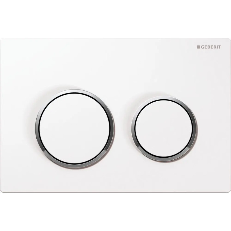 Geberit Omega 20 ovládací tlačítko 115.085.KJ.1 bílá/chrom