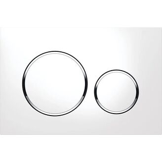 Geberit Sigma 20 ovládací tlačítko 115.882.KJ.1 bílá chrom