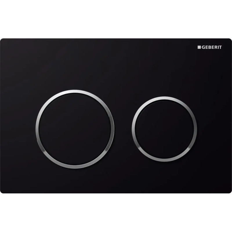 Geberit Omega 20 ovládací tlačítko 115.085.KM.1 černá/chrom