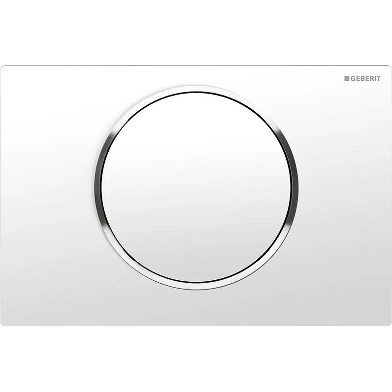 Geberit Sigma 10 ovládací tlačítko 115.758.KJ.5 bíla/chrom lesk