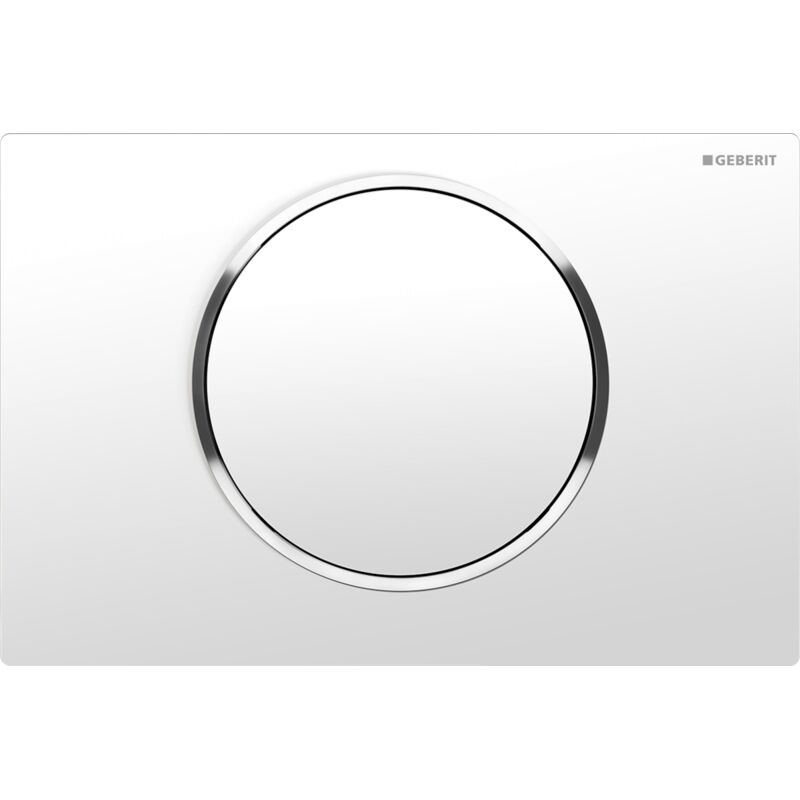Geberit Sigma 10 ovládací tlačítko 115.758.KJ.5 bíla/chrom lesk