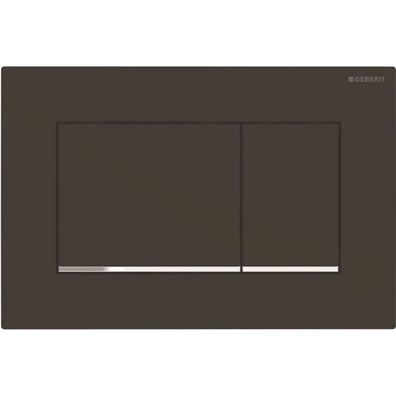 Geberit 115.883.14.1 tlacitko Sigma 30 matna cerna/pochrom lesk