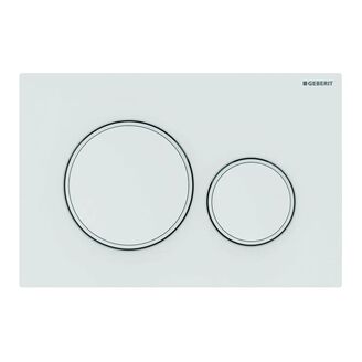 Geberit Sigma 20 ovládací tlačítko 115.882.01.1 bílá mat/bílá lesk