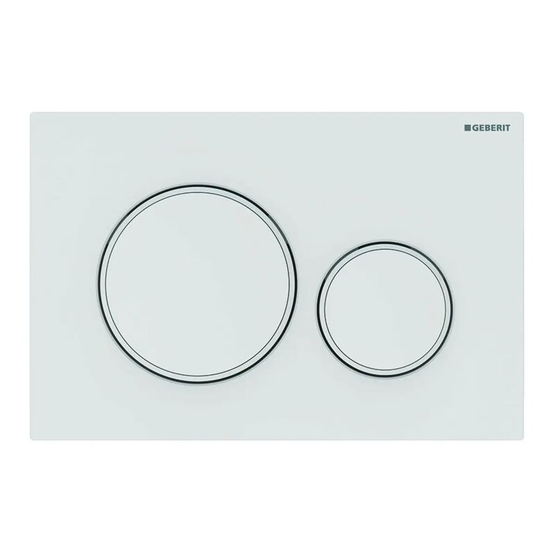 Geberit Sigma 20 ovládací tlačítko 115.882.01.1 bílá mat/bílá lesk