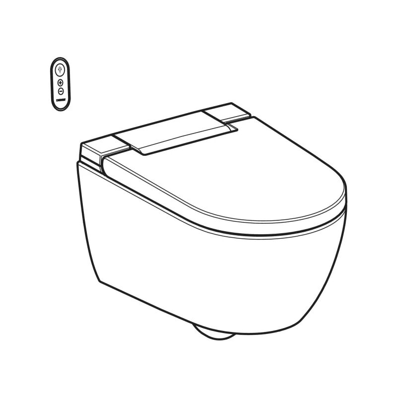 Geberit 146.350.01.1 AquaClean Alba WC keramika, bila