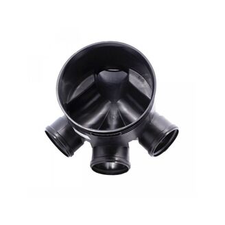 šachta revizní PP T2 400x110 pravý i levý přítok-sběrna,korug.vc.těsnení