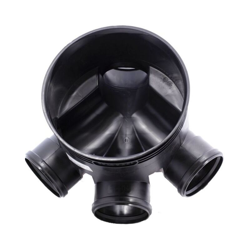 šachta revizní PP T2 400x110 pravý i levý přítok-sběrna, korugovaná trubka vč. Těsnění