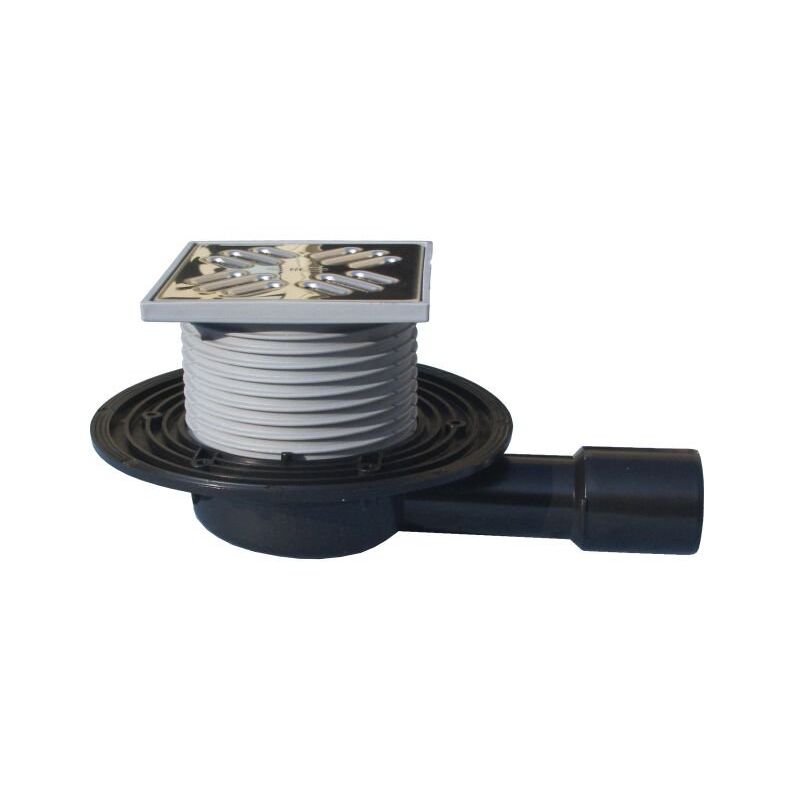 HL 90.2 vtok s vodorovným odtokem se suchou klapkou bez sítka