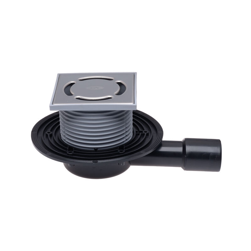 HL 90Pr podlah.vpusť s odtokem a mřížkou DN 40/50