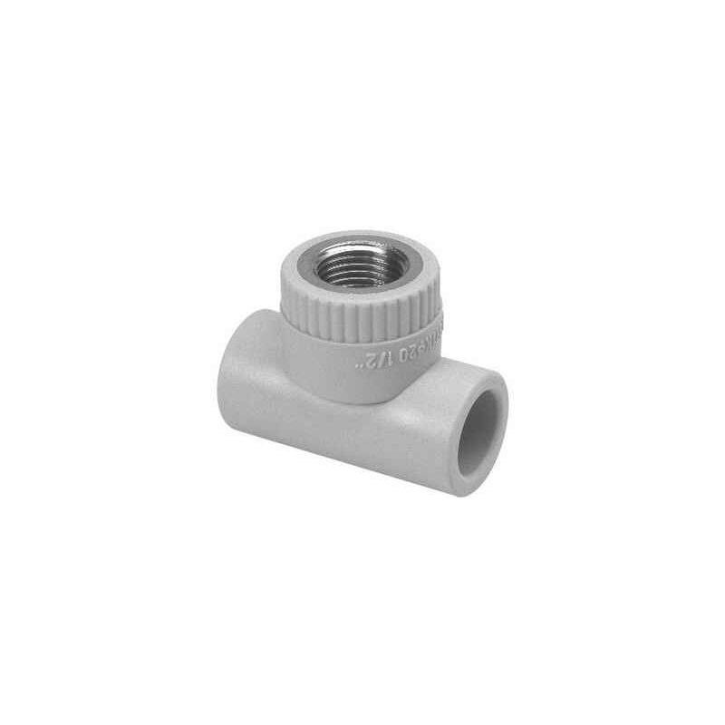 PPR T-kus s kovovým závitem 20x1/2 MZD vnitřní