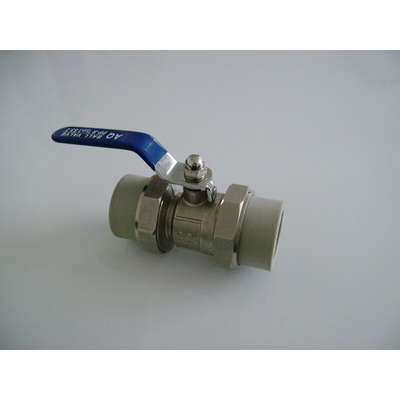 kulový kohout PPR KVPP mosaz s oboustr.rozeb.šroubením 20