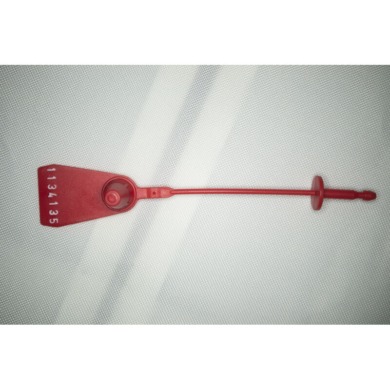 plomba vodoměru PL95/12V plastová červená 1/2