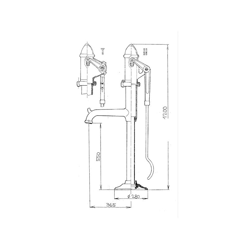 KOVOPLAST STANDART II Ruční pumpa