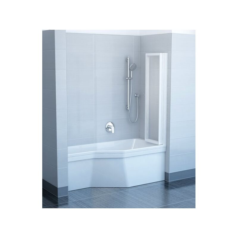 Vanová zástěna VS 3 100 bílý/Rain šířka 996mm