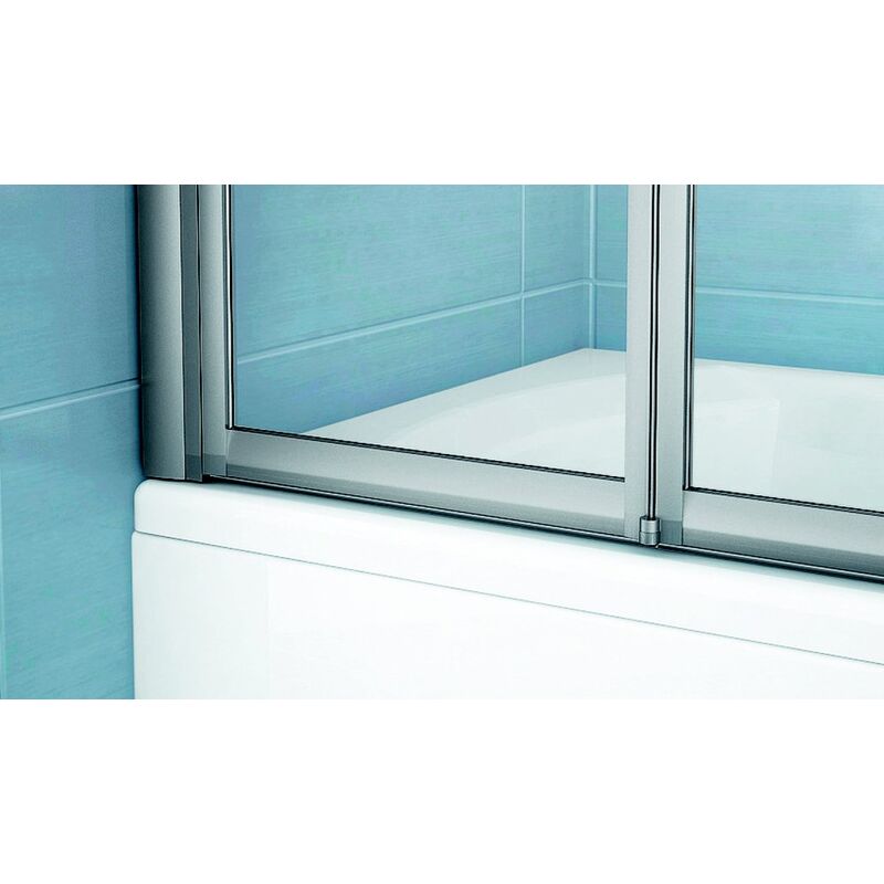 Vanová zástěna VS 3 100 bílý/Rain šířka 996mm