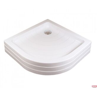 Sprchová vanička Ronda 80 80 PU bílá vysoká samost.stojící