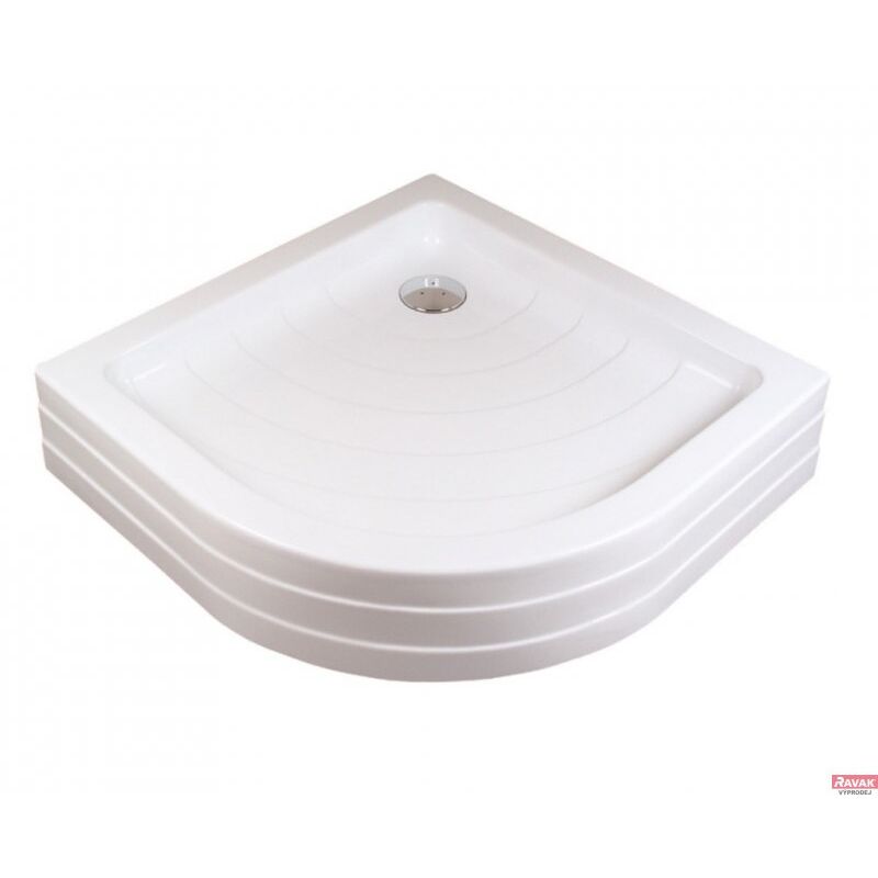 Sprchová vanička Ronda 90 90 PU bílá vysoká samost.stojící