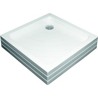 Sprchová vanička Angela 90 90 PU bílá samostatně stojící