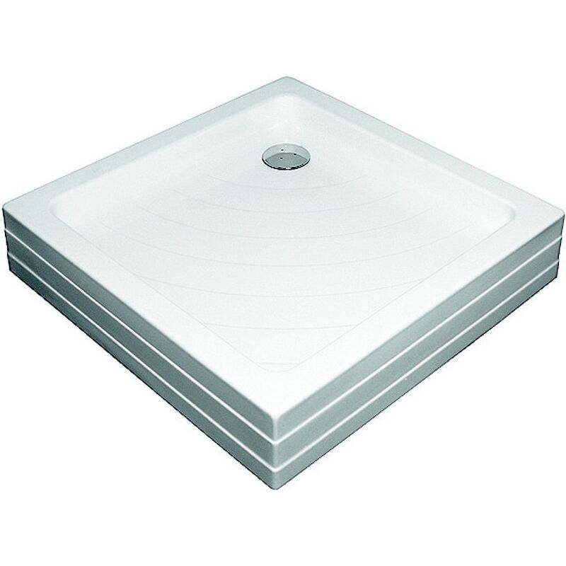 Sprchová vanička Angela 90 90 PU bílá samostatně stojící