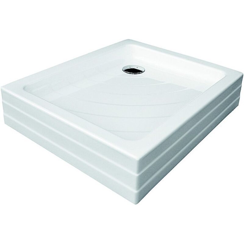 Sprchová vanička Aneta PU bílá samostatně stojící