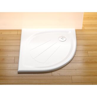 Sprchová vanička Elipso Pro 80 bílá s protiskluzem