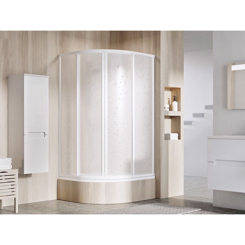 Sprchový kout SKCP 4 80 SABINA bílý/pearl v.170cm