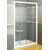 Sprchové dveře Rapier NRDP2 120 satin/Transparent posuvné dveře (st.značení RDP2)