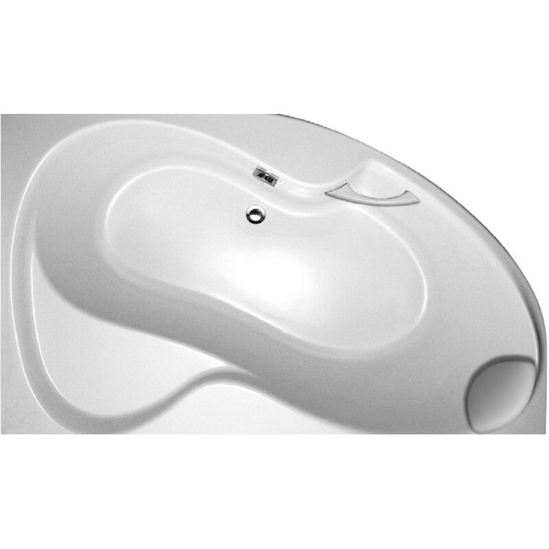 RAVAK Rosa II PU Plus Levá 160x105 bílá vana + podpěra