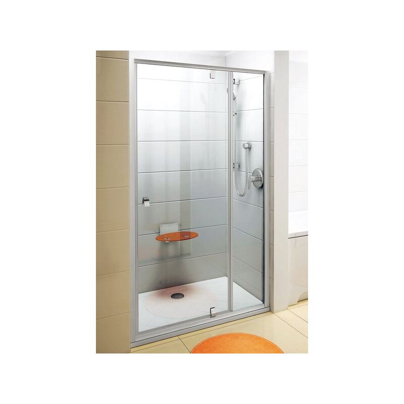 Ravak PDOP 2 110 satin/transp. 2-dílné spch.dveře otočné pivotové