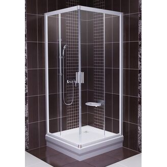 Sprchový kout Blix BLRV2 90 bílá/Transp. sprch.rohový kout