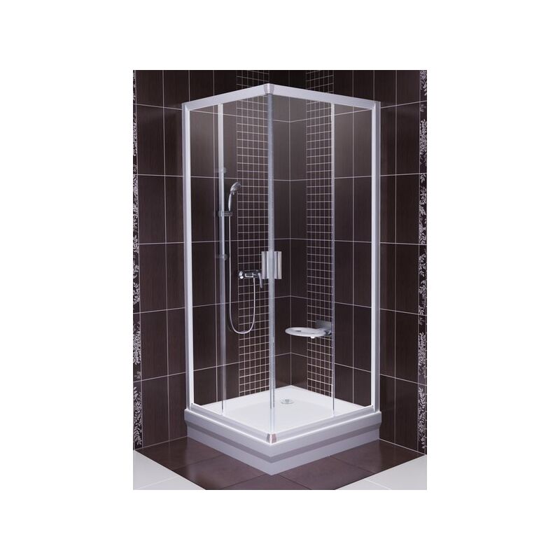 Sprchový kout Blix BLRV2 90 bílá/Transp. sprch.rohový kout