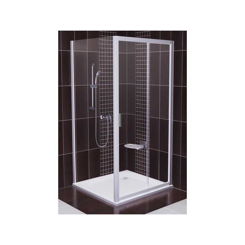 Pevná stěna Blix BLPS 90 satin/transparetní sklo