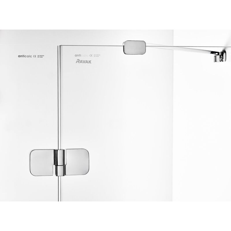 Sprchové dveře Brilliant BSD2 90 A-R chrom+transp. 2 dílné sprch.dveře