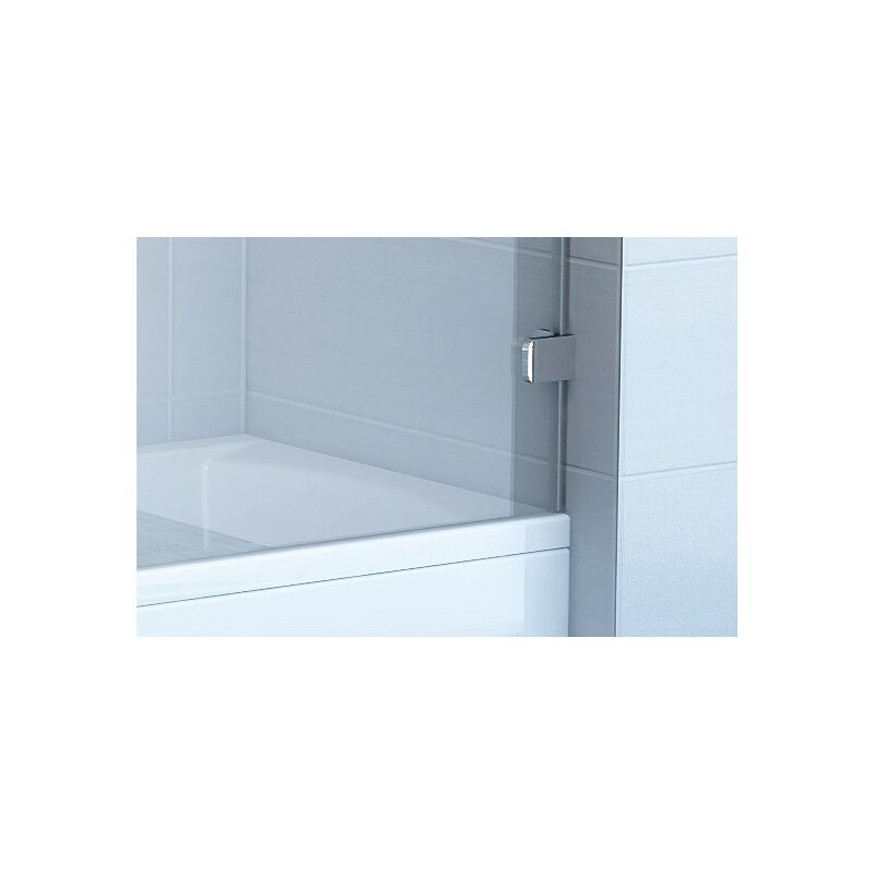 Vanová zástěna BVS1 80 chrom + transparent