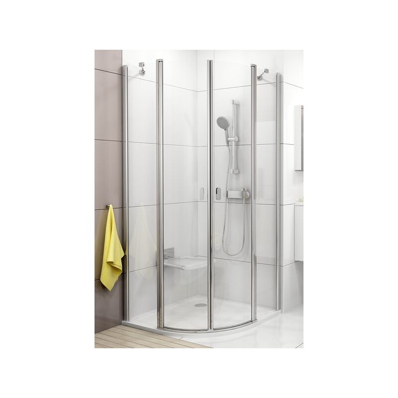 zástěna RAVAK CSKK4-90 bílý rám transparetní sklo