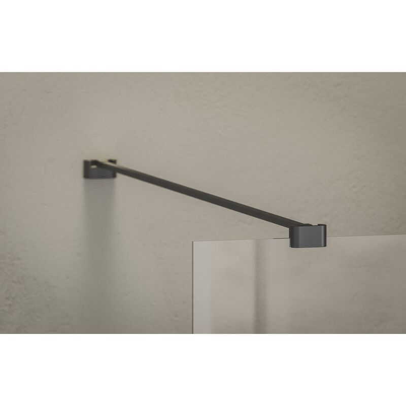 RA zast-Walk In Wall AIR 120 black+Transparent