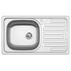 SINKS CLASSIC 760 V 0,5mm Nerezový dřez mantý levý