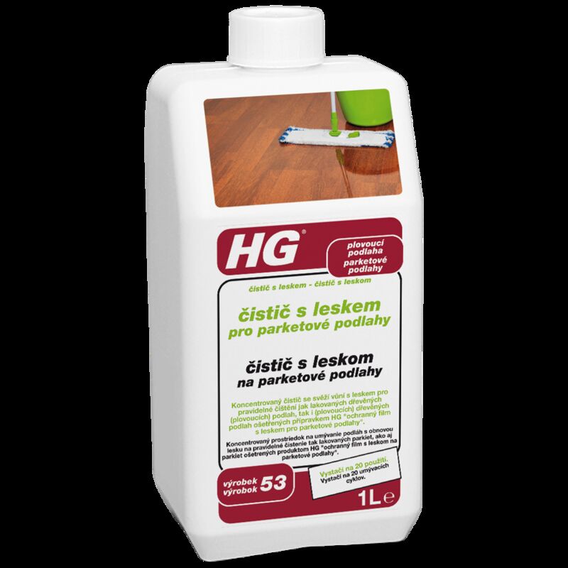 HG Čistič s leskem pro parketové podlahy HG4671027