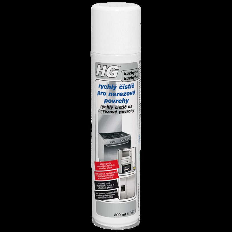 HG Rychlý čistič pro nerezové povrchy HG3410327