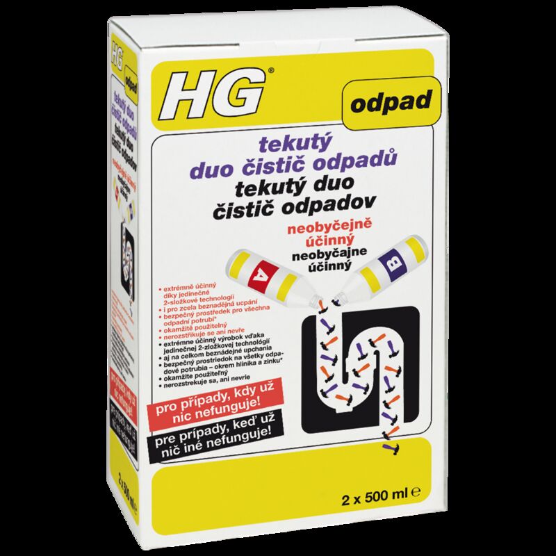 HG Duo tekutý čistič odpadů HG3431027