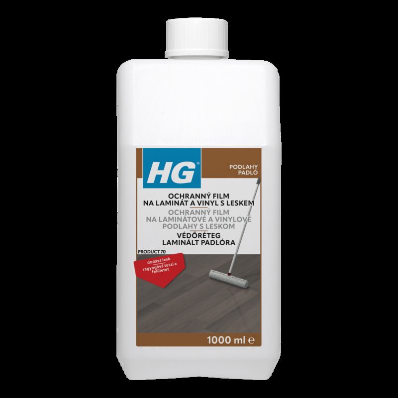 HG Ochranný film s leskem pro laminátové plovoucí podlahy HG1361027