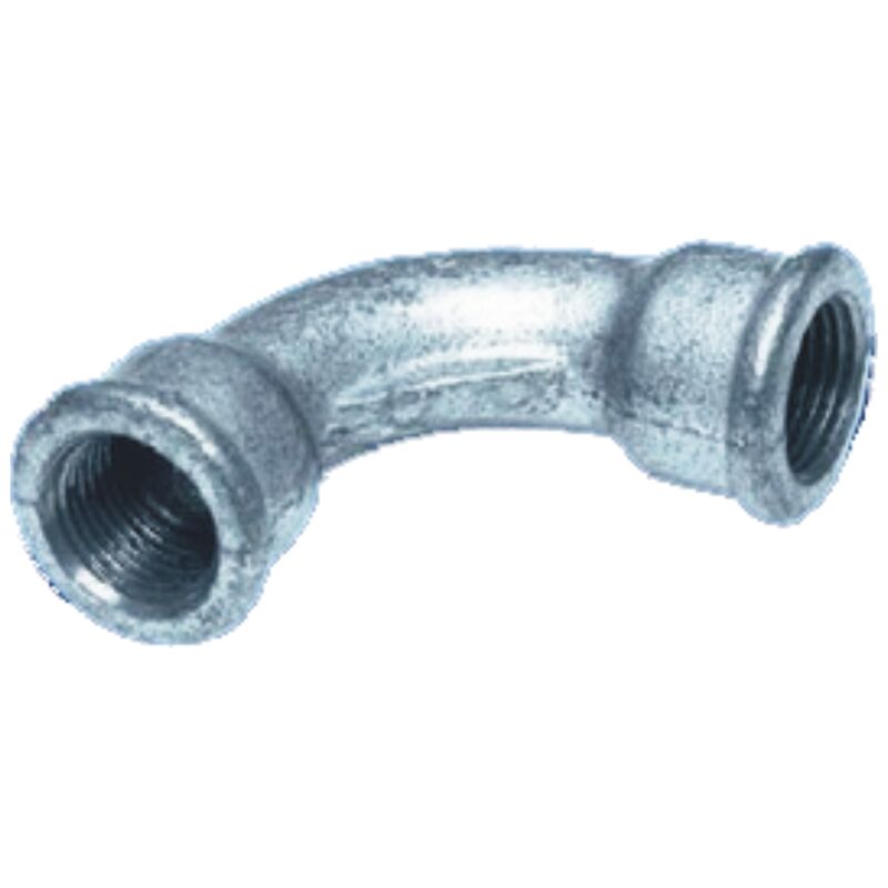 pozinkovaný oblouk č.01 vnější 1/2 90st.