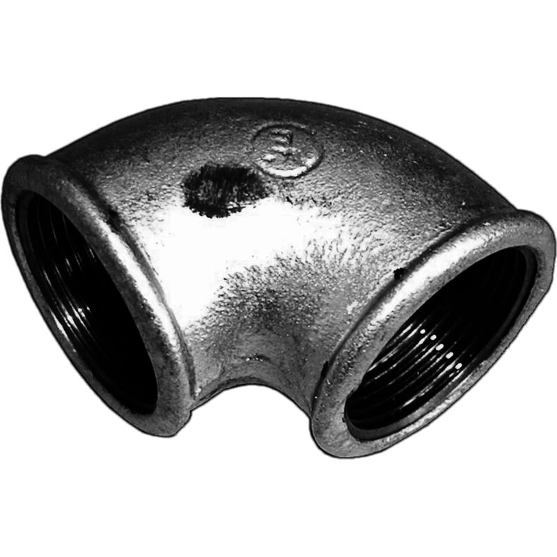 černé koleno závitové 90 2