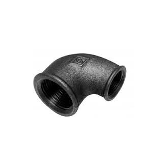 koleno R 90 1x3/4 černé redukované