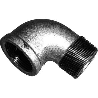 černé koleno závitové 92 1/2