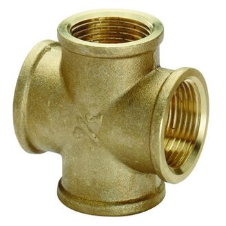 mosazný kříž 1/2