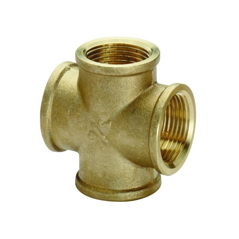 mosazný kříž 1/2